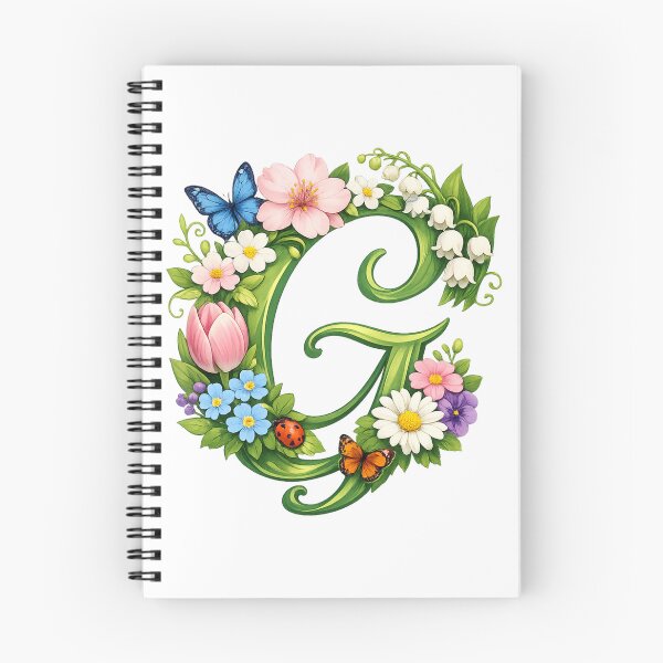 Item preview, Springtime magic for Mom – Personalized floral monogram G designed and sold by CoolContent Factory.