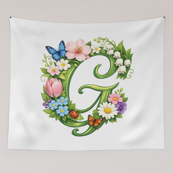 Item preview, Springtime magic for Mom – Personalized floral monogram G designed and sold by CoolContent Factory.