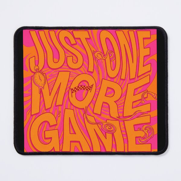 Item preview, Just One More Game Distorted Wavy Typography designed and sold by ryanguas.