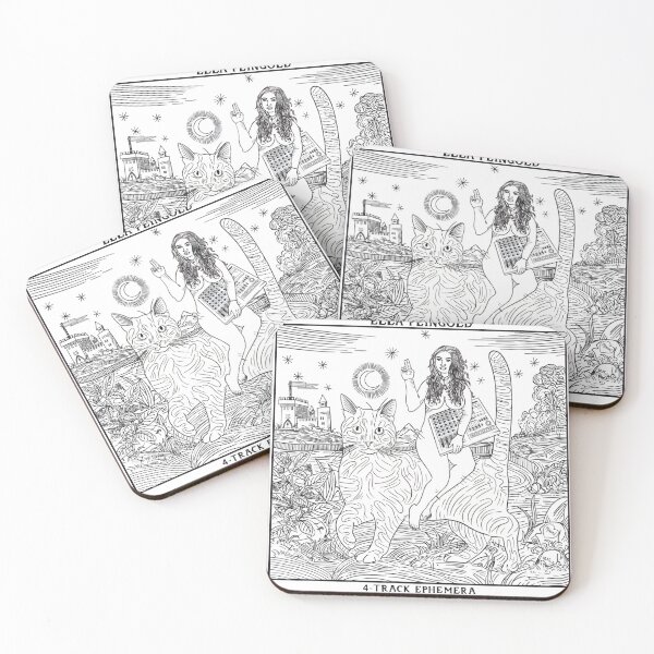 Item preview, Track Ephemera Black and White Edition designed and sold by Ellafeingold.