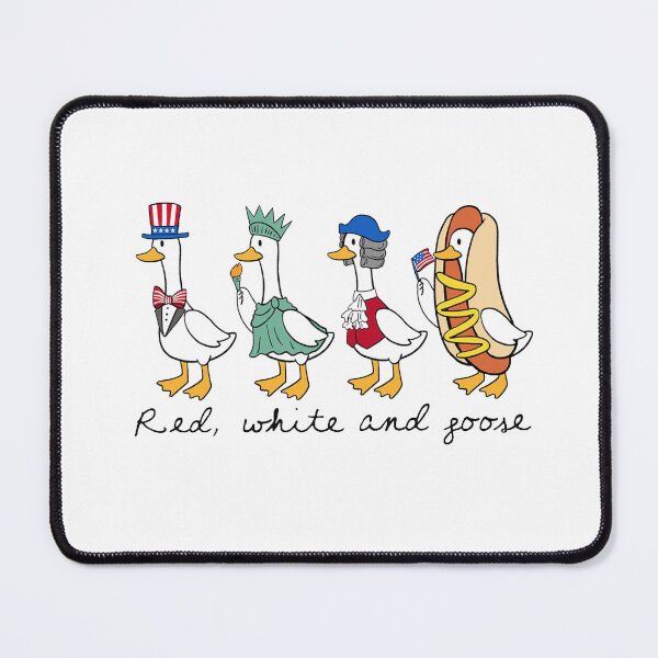 Item preview, Red White and Goose, Funny Patriotic Goose designed and sold by RamneekFraty.