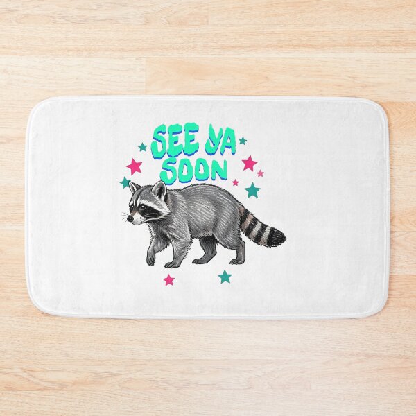 Item preview, See Ya Soon Racoon Funny Raccoon Star Saying Quote designed and sold by BornBorn.