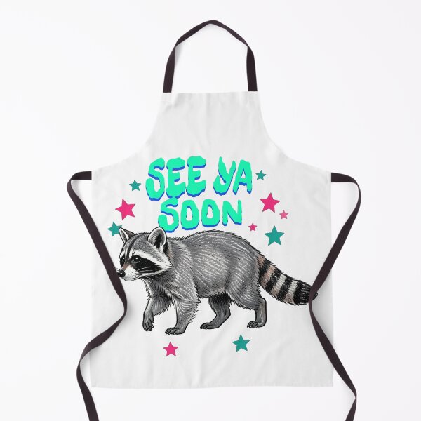 Item preview, See Ya Soon Racoon Funny Raccoon Star Saying Quote designed and sold by BornBorn.