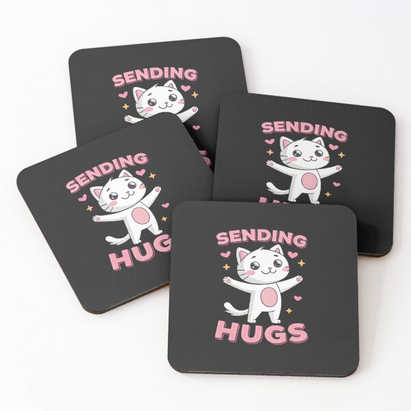 Item preview, Sending Hugs – Cute Cat Spreading Love designed and sold by Artiviose.