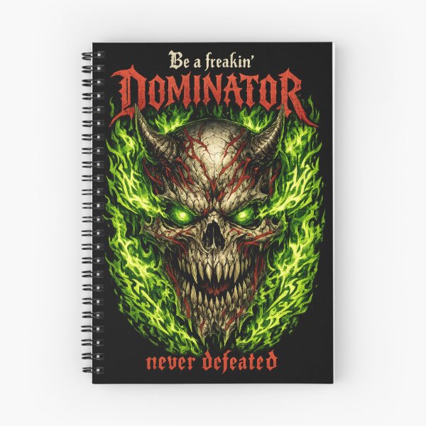 Artikelvorschau, Sei ein verdammter Dominator – Dunkler Gothic-Flammenschädel entworfen und verkauft von SidTastic .