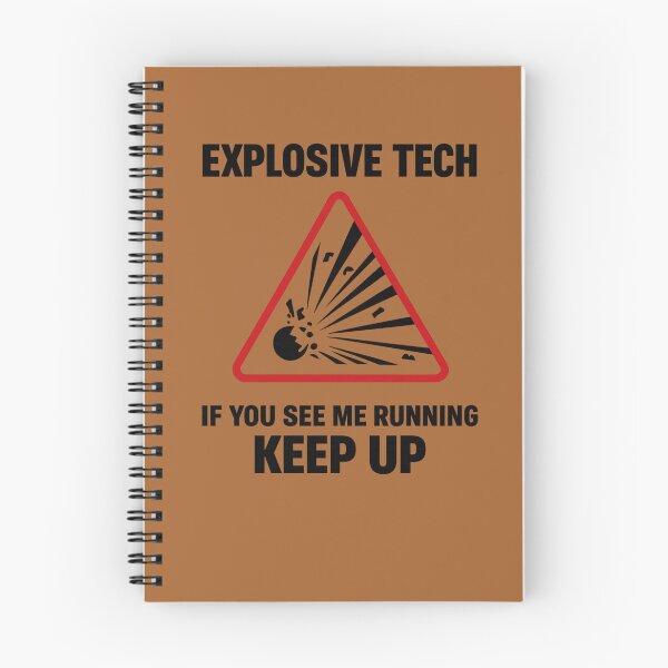 Item preview, Explosive Tech Warning Symbol  designed and sold by BB Design Garage.