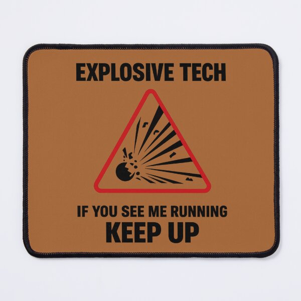 Item preview, Explosive Tech Warning Symbol designed and sold by BB Design Garage.