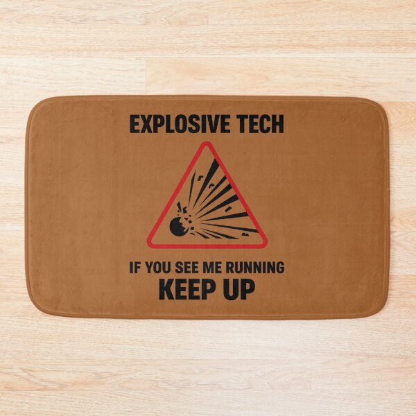 Item preview, Explosive Tech Warning Symbol  designed and sold by BB Design Garage.