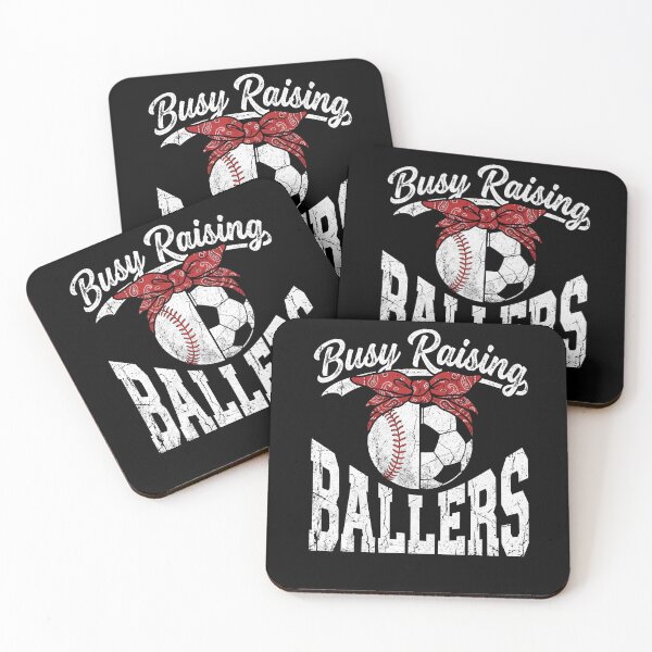 Item preview, Busy Raising Ballers Sports Mom Baseball Soccer Parent designed and sold by SofenArt.
