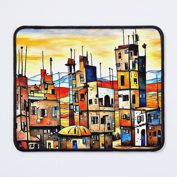 Item preview, Unfinished Desert Town designed and sold by George Hutton Hunter.
