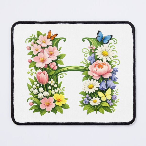 Item preview, Springtime magic for Mom – Personalized floral monogram H designed and sold by CoolContent Factory.
