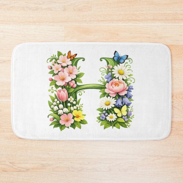 Item preview, Springtime magic for Mom – Personalized floral monogram H designed and sold by CoolContent Factory.
