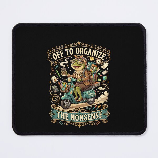 Item preview, Off To Organize The Nonsense Librarian Teacher Administrator Organizer designed and sold by SofenArt.