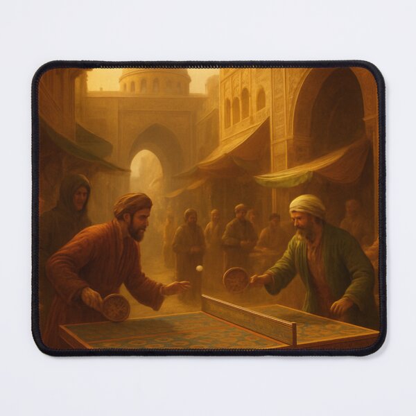 Item preview, Ancient Bazaar Table Tennis Tournament - Epic Vintage Ping Pong T-Shirt designed and sold by OhMyPingCo.