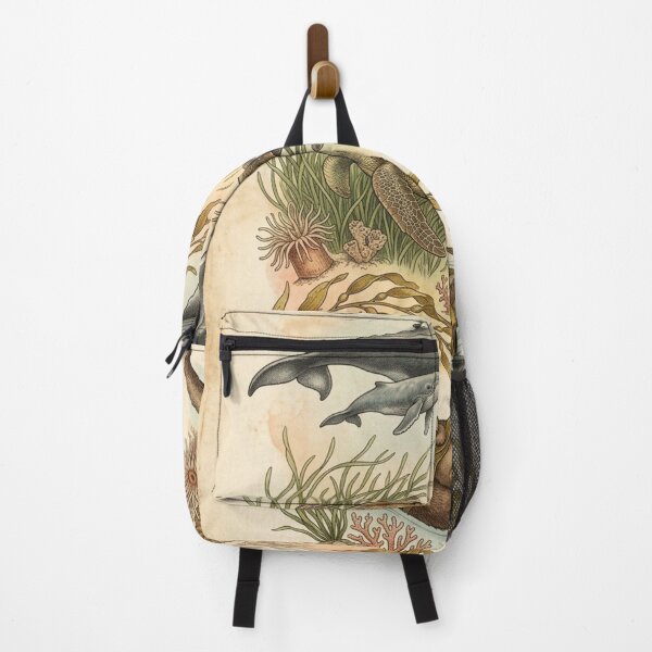 Item preview, The Ocean’s Embrace Vintage Marine Life Illustration designed and sold by VeloraCrafts.