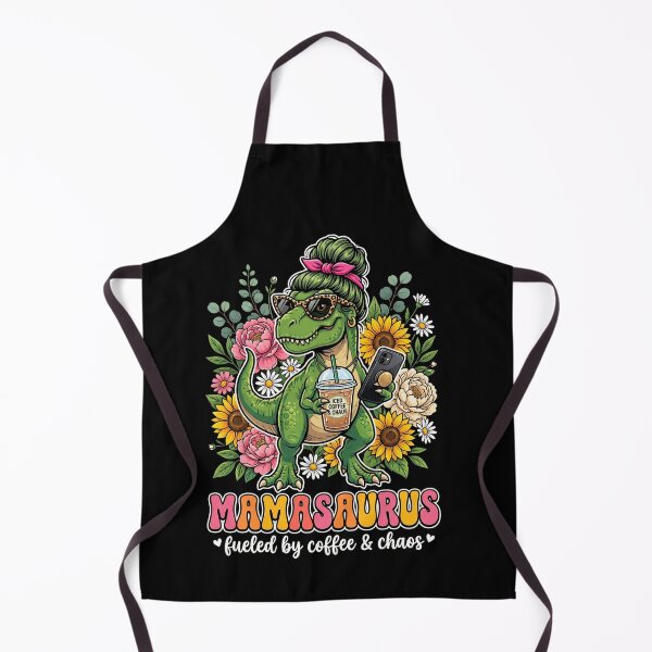 Item preview, Mamasaurus Fueled By Coffee & Chaos Funny Mom Life Dinosaur Lover designed and sold by SofenArt.