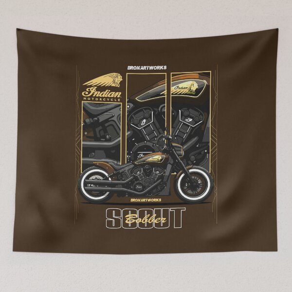 Item preview, Indian Scout Bobber Custom Brown designed and sold by BronArtworks.