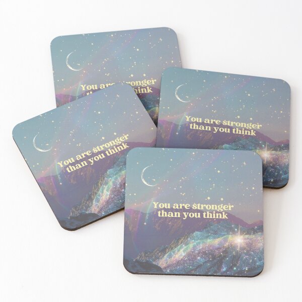 Item preview, You Are Stronger Than You Think Galaxy Mountains designed and sold by Hiya Future.