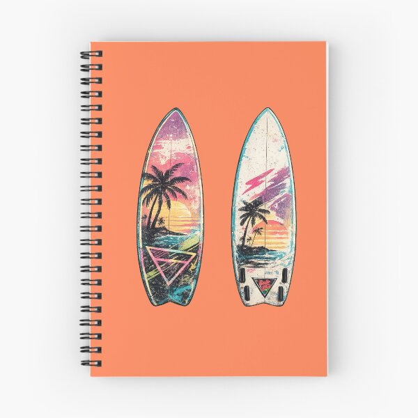 Item preview, 90s Retro Tropical Surfboard Design designed and sold by Bratak.