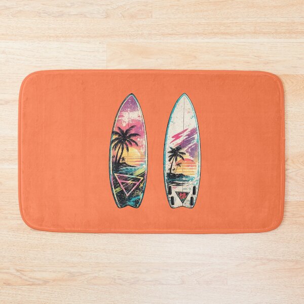 Item preview, 90s Retro Tropical Surfboard Design designed and sold by Bratak.