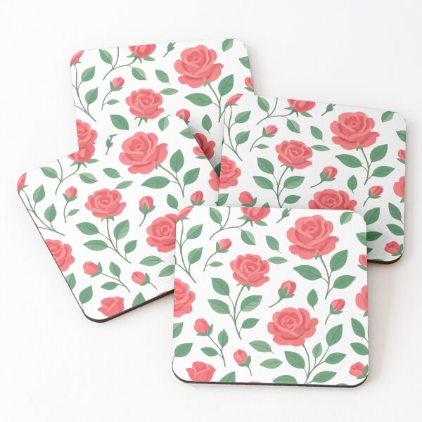 Item preview, Pink rose pattern designed and sold by uunaa.