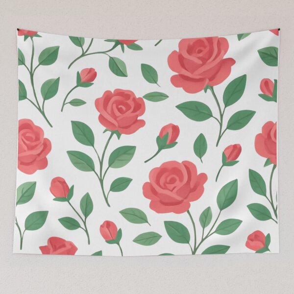 Item preview, Pink rose pattern designed and sold by uunaa.