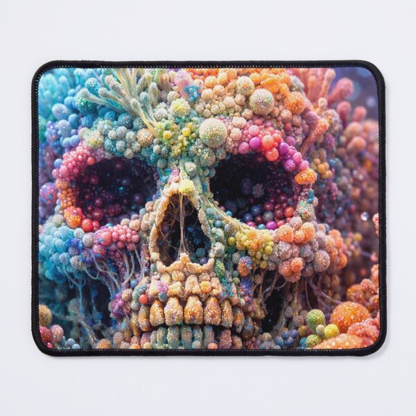 Item preview, Microbial Bioluminescent Human Skull designed and sold by AndreBarnard.