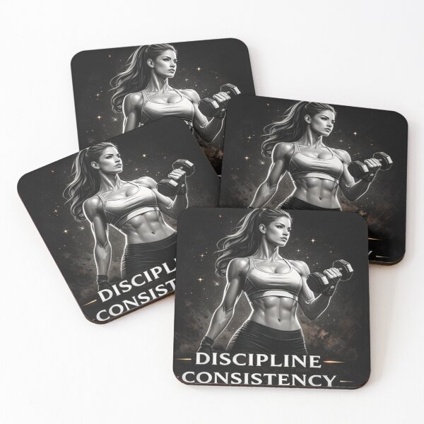Item preview, DISCIPLINE & CONSISTENCY designed and sold by SilentRep.