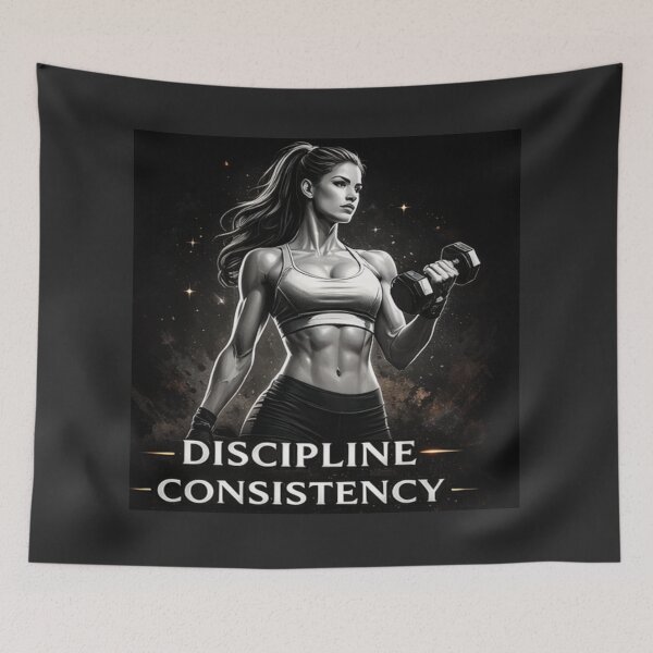 Item preview, DISCIPLINE & CONSISTENCY designed and sold by SilentRep.