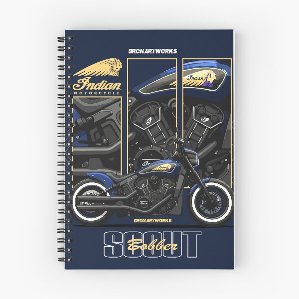 Item preview, Indian Scout Bobber Custom Blue designed and sold by BronArtworks.