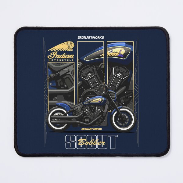 Item preview, Indian Scout Bobber Custom Blue designed and sold by BronArtworks.