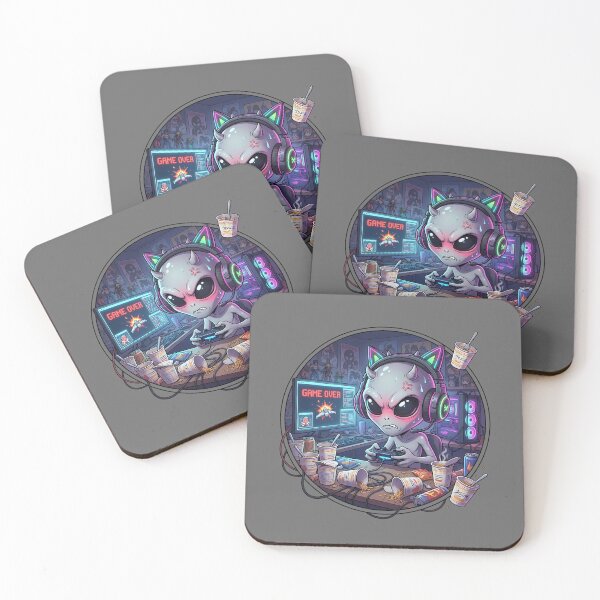 Item preview, Alien Gamer Rage Game Over Mode designed and sold by Sunkhung.