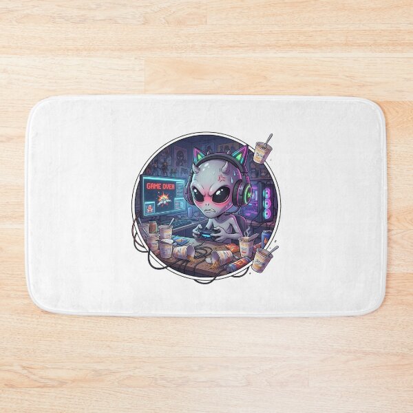 Item preview, Alien Gamer Rage Game Over Mode designed and sold by Sunkhung.