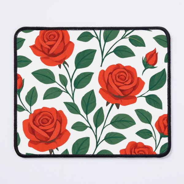 Item preview, Red rose pattern designed and sold by uunaa.