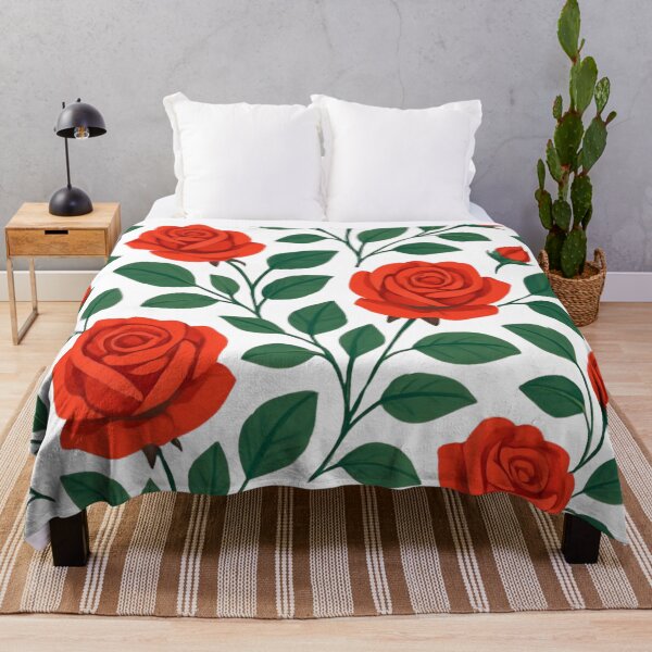 Item preview, Red rose pattern designed and sold by uunaa.