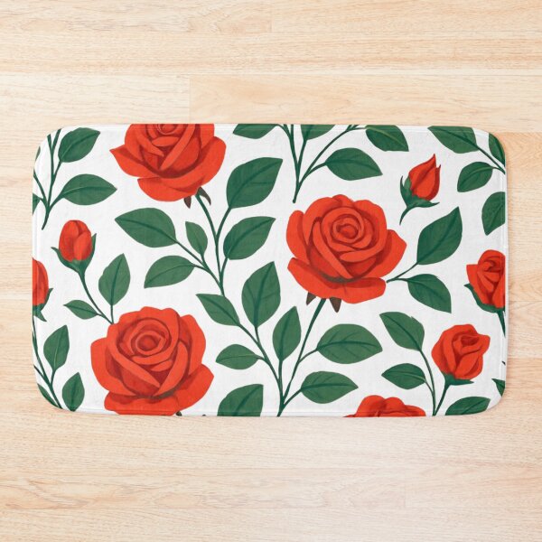 Item preview, Red rose pattern designed and sold by uunaa.