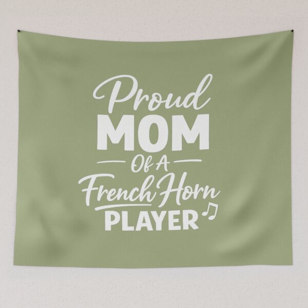 Item preview, Proud Mom Of A French Horn Player designed and sold by Meandmyshop.