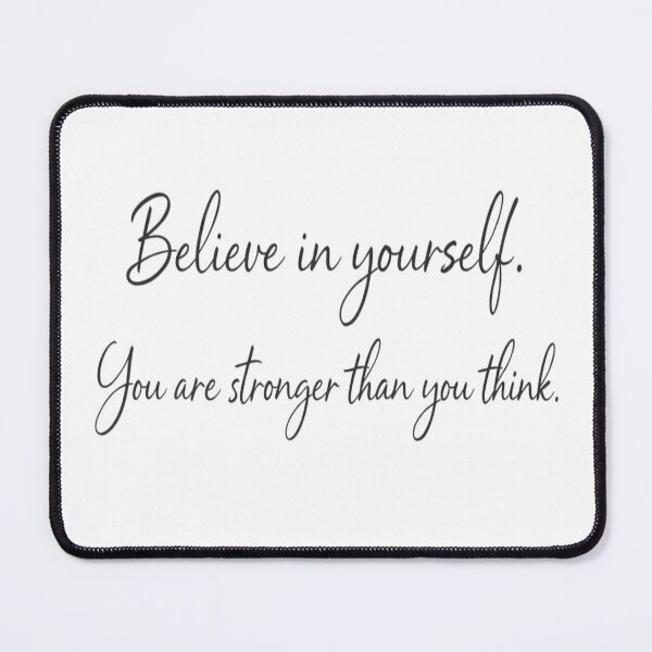 Item preview, Believe In Yourself Inspirational Script Quote Design designed and sold by Wolf Creator.