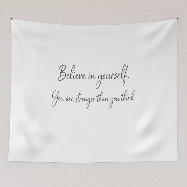 Artikelvorschau, Believe In Yourself Inspirational Script Quote Design entworfen und verkauft von Wolf Creator.