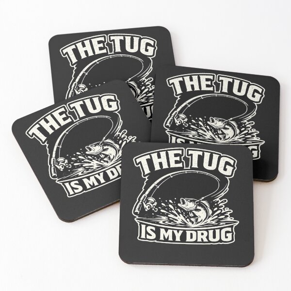 Item preview, The Tug Is My Drug Fishing Shirt – Funny Bass Fishing Angler designed and sold by Laughprints.