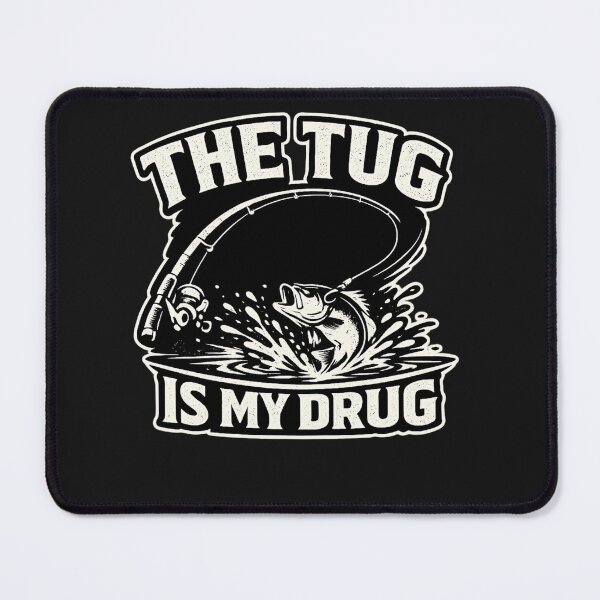 Item preview, The Tug Is My Drug Fishing Shirt – Funny Bass Fishing Angler designed and sold by Laughprints.