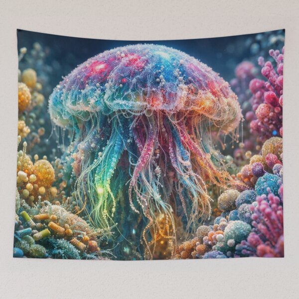 Item preview, Microbial Bioluminescent Jellyfish designed and sold by AndreBarnard.