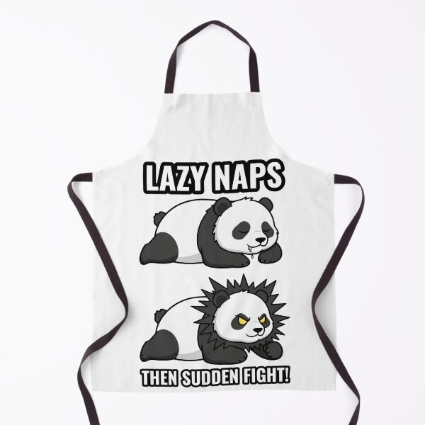 Item preview, Funny Lazy Sleep vs Angry Fighting Panda - Nap Time To Battle designed and sold by AdriqnArt.