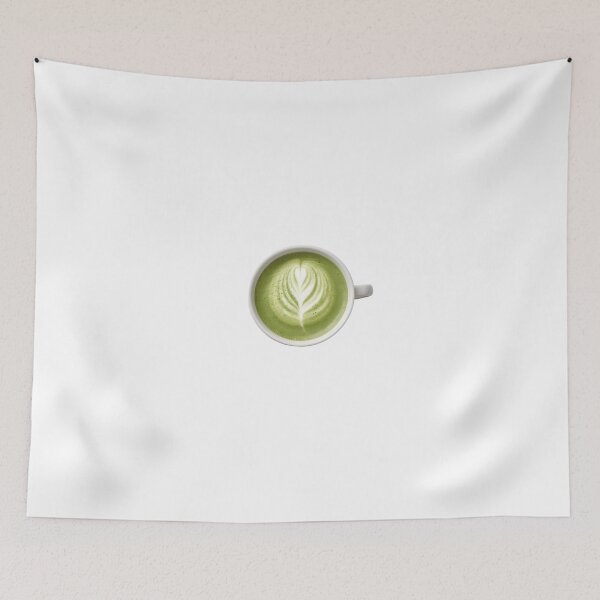 Item preview, matcha latte art aesthetic scarpbook designed and sold by mikrocosmox.