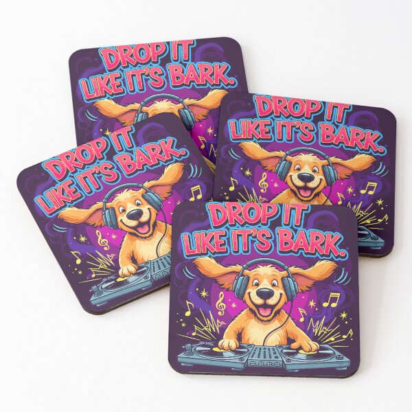 Item preview, Drop It Like It’s Bark DJ Puppy designed and sold by SillyPawsStudio.