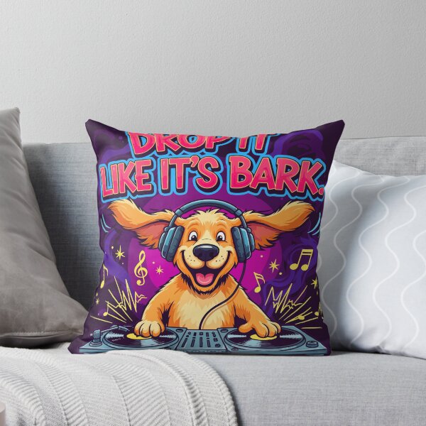 Item preview, Drop It Like It’s Bark DJ Puppy designed and sold by SillyPawsStudio.