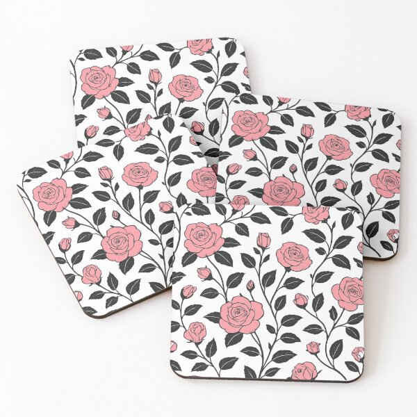 Item preview,  Pink and black rose pattern designed and sold by uunaa.