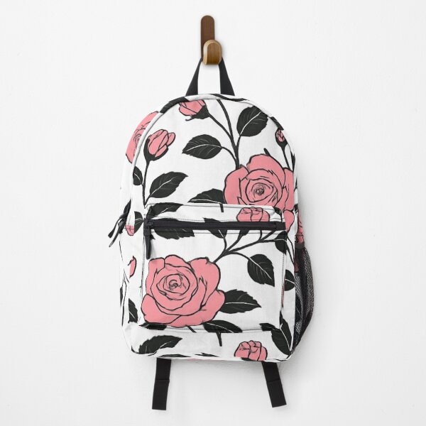 Item preview, Pink and black rose pattern designed and sold by uunaa.