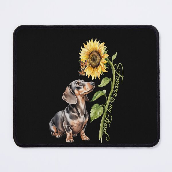 Item preview, Forever In My Heart Dachshund Sunflower Memorial Pet Loss Sympathy Gift designed and sold by tamdevo1.