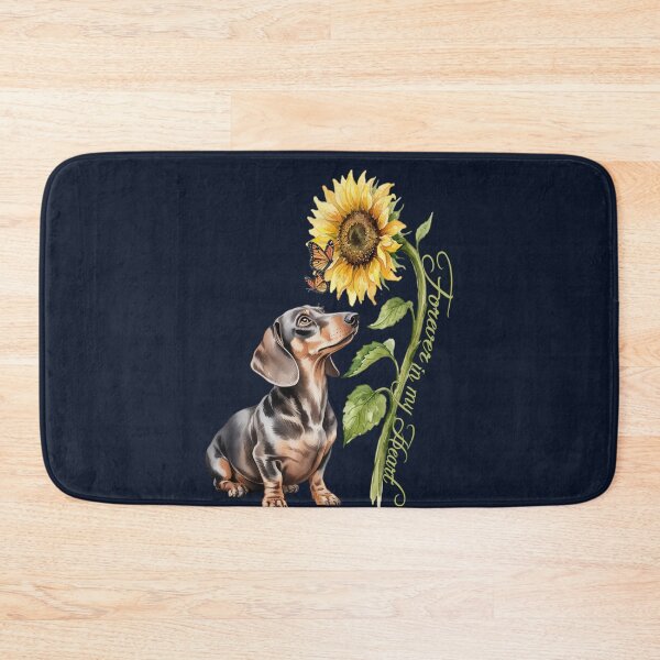 Item preview, Forever In My Heart Dachshund Sunflower Memorial Pet Loss Sympathy Gift designed and sold by tamdevo1.